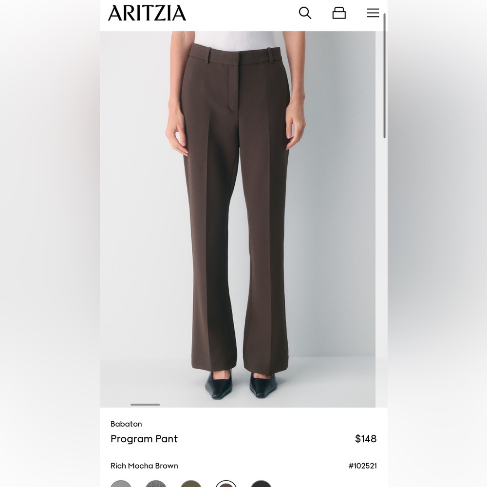 Babaton Aritzia Program Pant size 2 | Kasha Taupe - Picture 2 of 6
